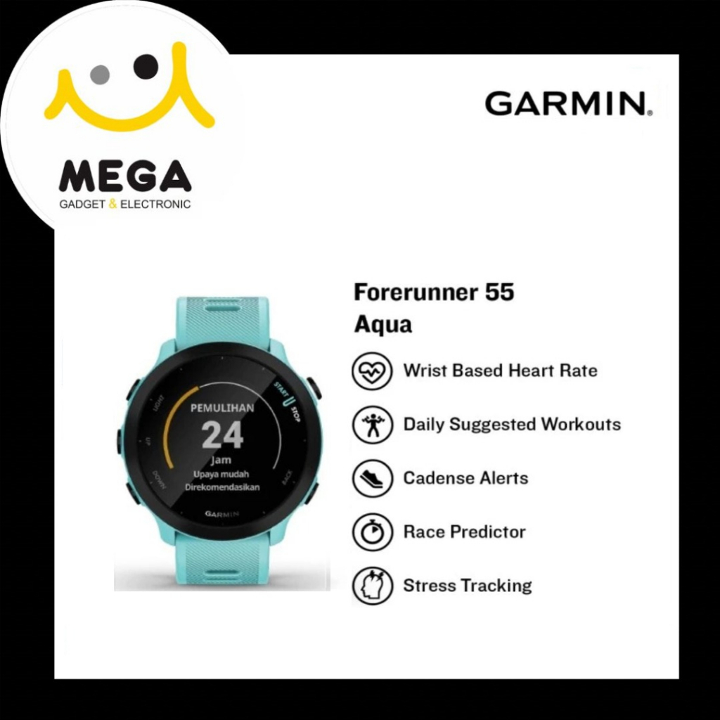 Garmin Forerunner 55 Smartwatch Garansi Resmi Garmin Indonesia