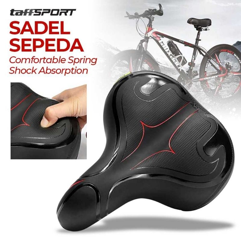 Sadel Jok Sepeda MTB Road Bike Lipat Super Empuk Kulit Saddle Power Evo TaffSport West Biking Shengxin Sports Minion wildside fosaddle selle royal upperx verdenergia basecamp starbk ec90 balugoe bmx gunung anak seli selis fixie