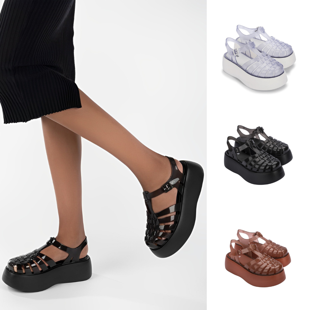Melissa Possession Plato Sandal Melissa Hak Tinggi  Melissa Possession Plato Wedges
