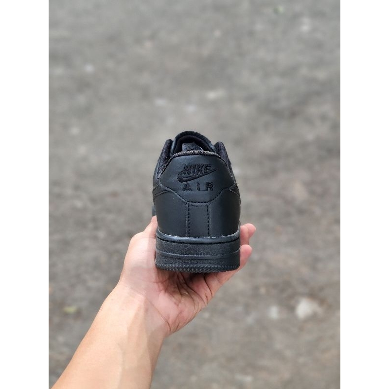 Sepatu • Formal AF1 Fullblack Pria &amp; Wanita Kualitas Import