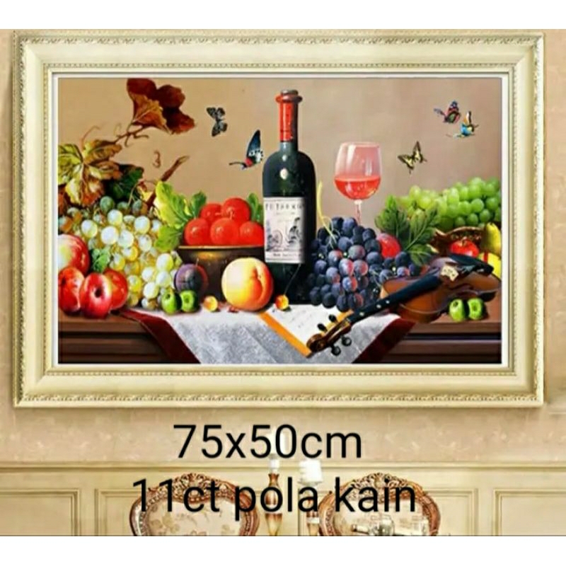 paket kristik 11ct pola kain buah paket bagus premium bags