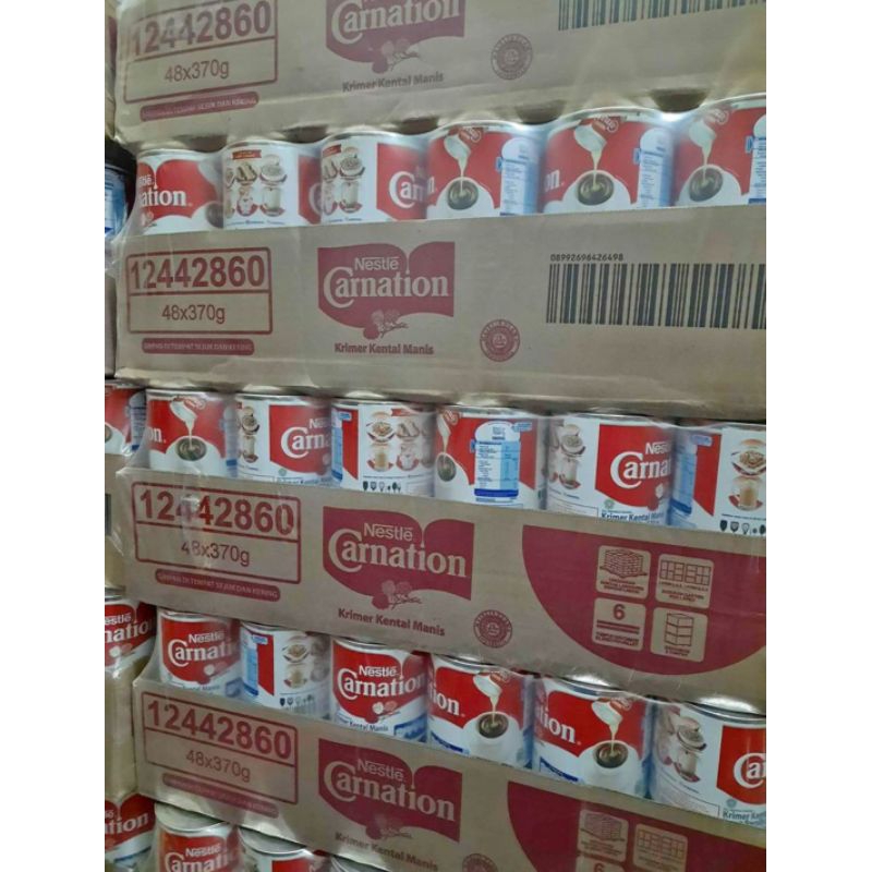 

Susu Carnation Susu Kental Manis 1 Carton / Susu Carnation 1 Dus / SKM Carnation