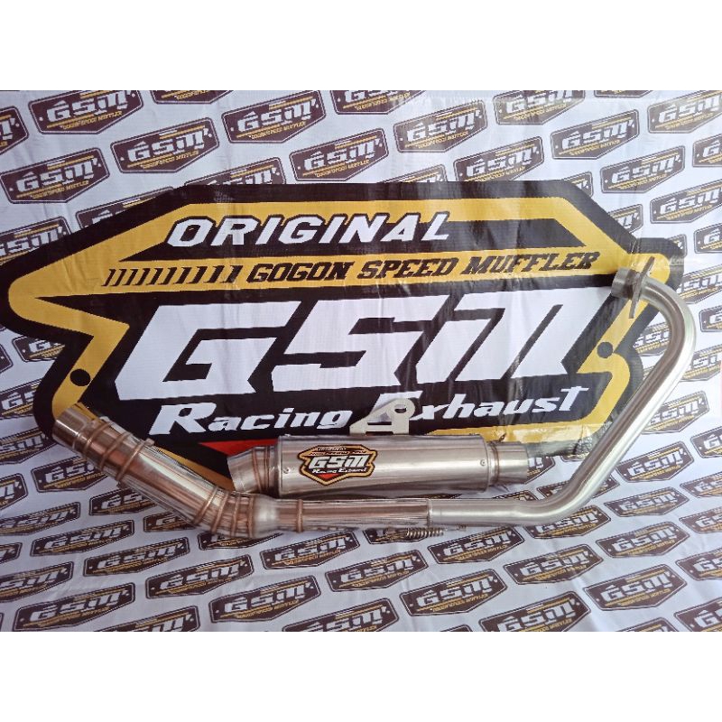 Knalpot racing GSM original cantol PNP motor vixion old