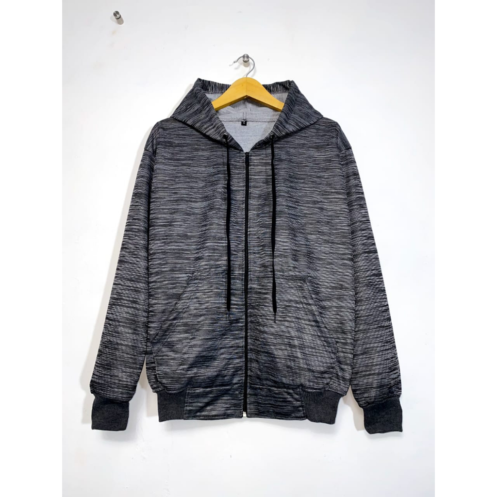 Hoodie Ziper Twis Unisex Hooodie size L-XXL