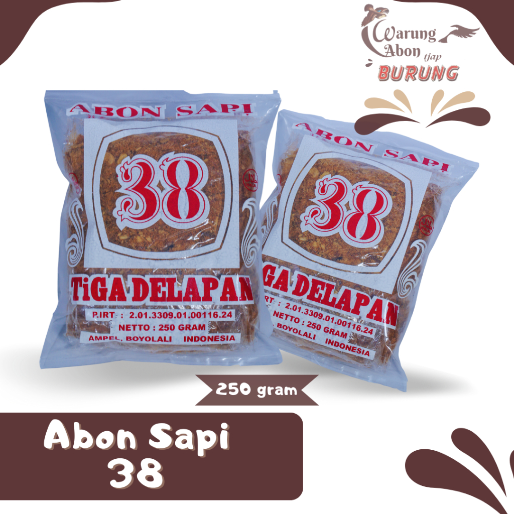 

Abon 38 Cap Burung 250 gr