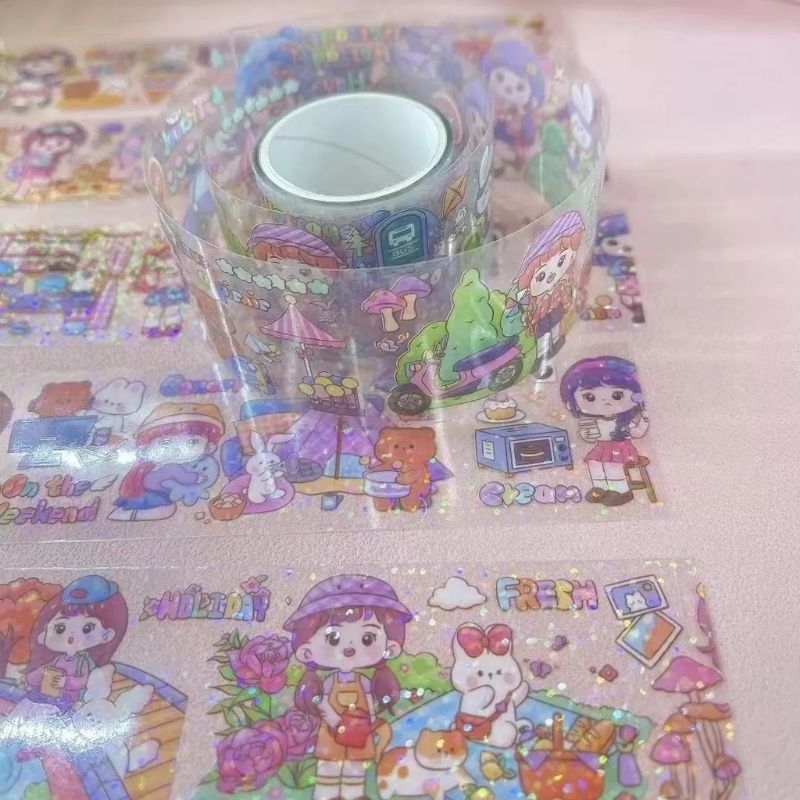 

washitape gliter momo