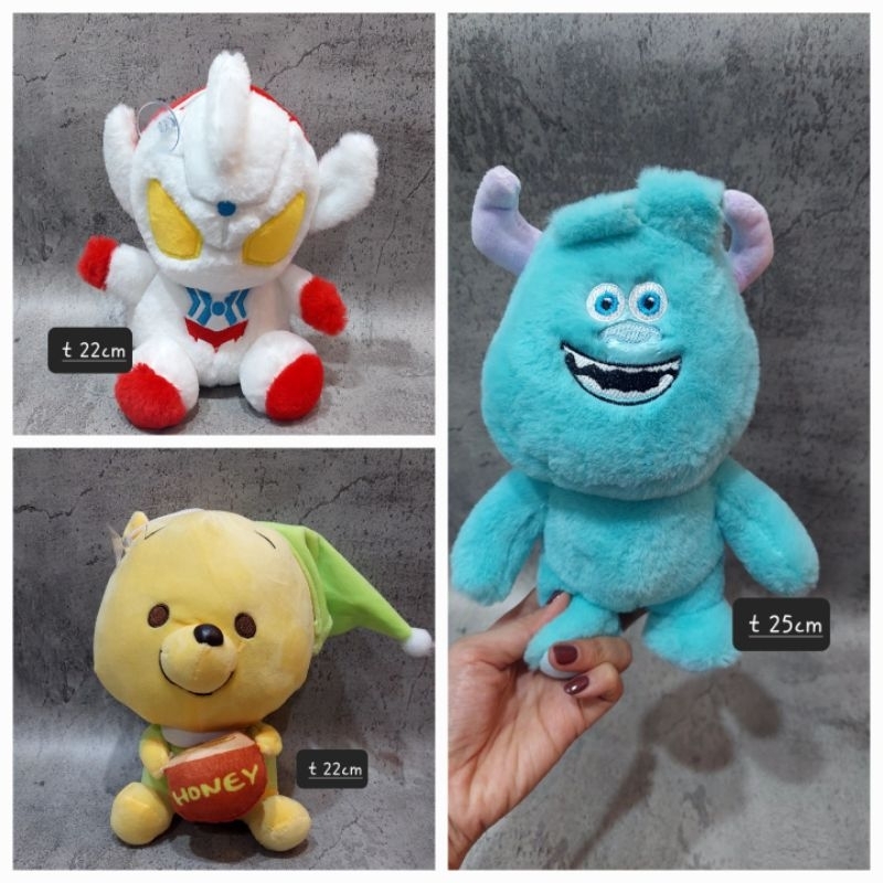 BONEKA GANTUNG ULTRAMAN POOH SULLEY HIGH QUALITY