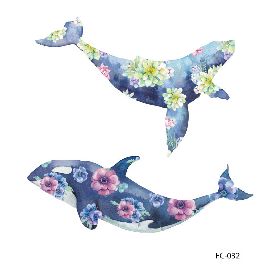 CSP151 – Water Tattoo Fairy Tale Butterfly Flower Temporer Cosplay Instan