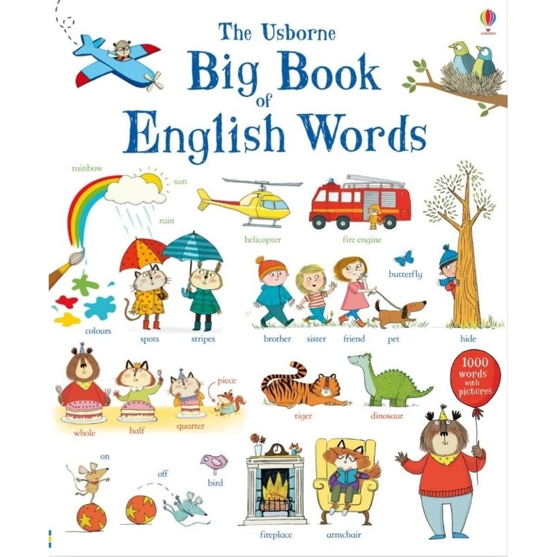 [BUNBUN] Buku Kosakata The Usborne Big Book of English Words | Usborne Big Book
