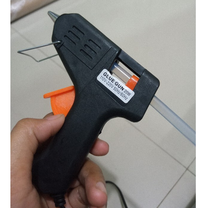 Tembakan Lem Pistol 20Watt / Glue gun stick hot melt - Lem Tembak Cair