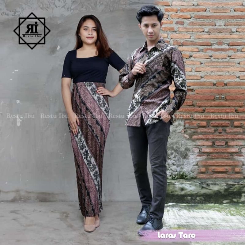 Batik Couple/ Kemeja Batik Couple/ Batik Couple Lengan Panjang / ROK PLISKET COUPLE/ Set Rok Terbaru/ Set Couple Kondangan/ Set Batik Lamaran/ Batik Pesta