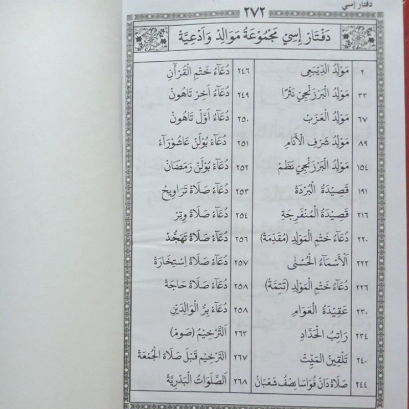 Rawi Barzanji Kitab Shalawat Maulid HVS