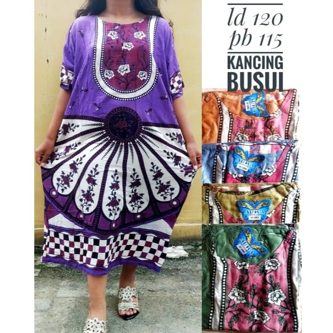 Daster jumbo Ld 120 -130 / Baju Tidur Wanita Hamil lengan pendek