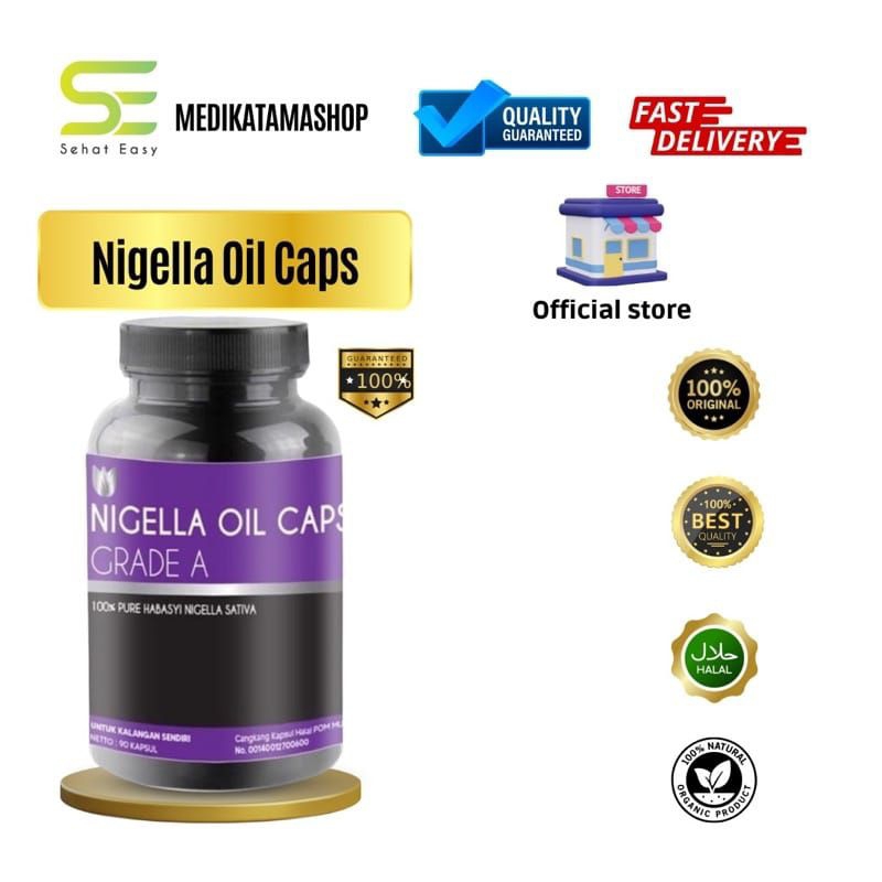 NIGELLA OIL CAPS GRADE A HABBATUSSAUDA OIL GRADE A Habbatussauda