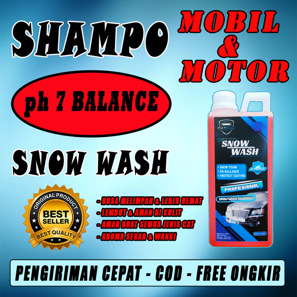 SNOW WASH,SHAMPO MOTOR,SHAMPO MOBIL,SABUN SALJU,SABUN CUCI MOTOR,SABUN CUCI MOBIL,SHAMPO CUCI MOTOR,SHAMPO CUCI MOBIL