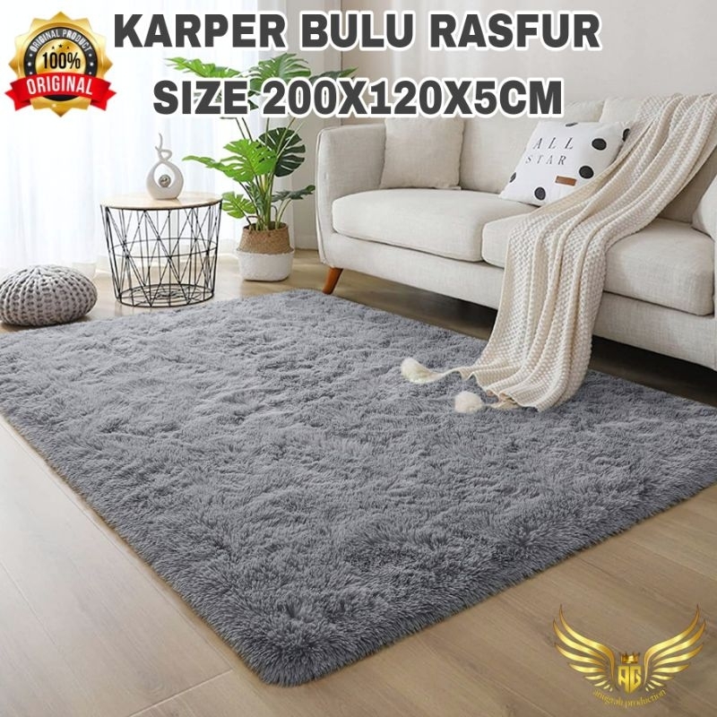 Karpet bulu uk200x120x5cm