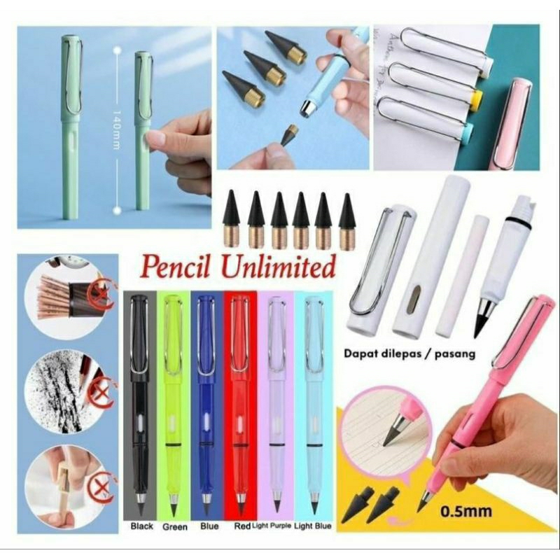 

PENSIL UNLIMITED/PENSIL TULIS ANAK MAGIC/PENSIL ETERNAL PREMIUM