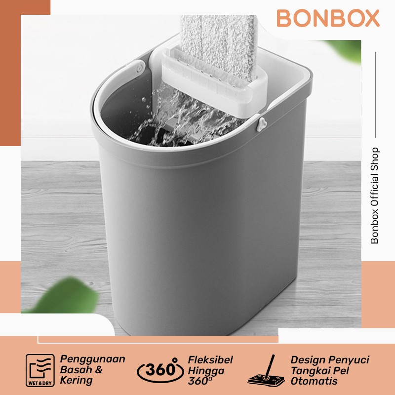 Cleaning Tools Alat Pel Lantai Ultra Mop dengan Ember - BONBOX BCT808