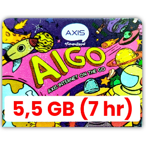 Voucher AXIS 5,5 GB (7 hari)