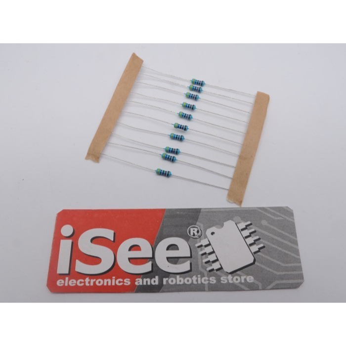 10pcs Resistor 4.7M Ohm 4.7 M Mega ohm 1/4 watt metal film 1% toleran