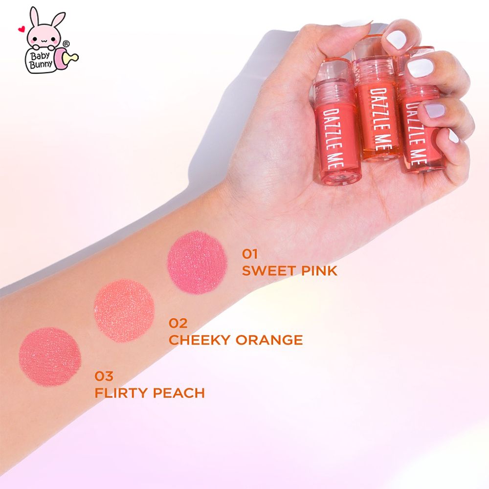 ❤ BELIA ❤ DAZZLE ME Heart-Melt Creamy Liquid Blush | Liquid Blush On | Blush On | Perona Pipi | BPOM | BABY BUNNY