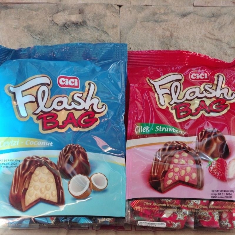 CICI FLASH BAG CHOCOLATE TURKY WITH CREAM 300 GRAM