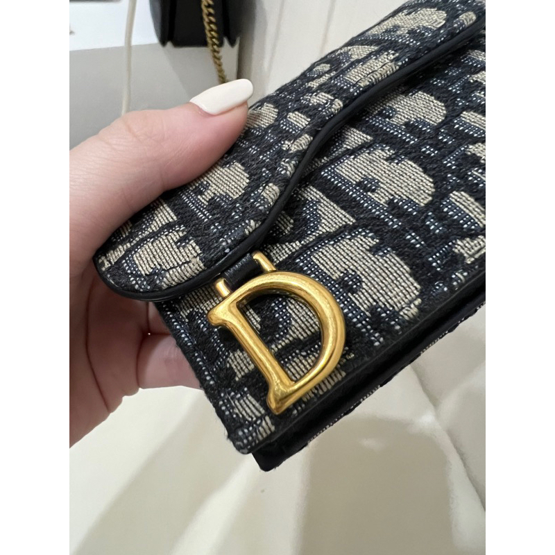 DIOR SADDLE CARD WALLET
