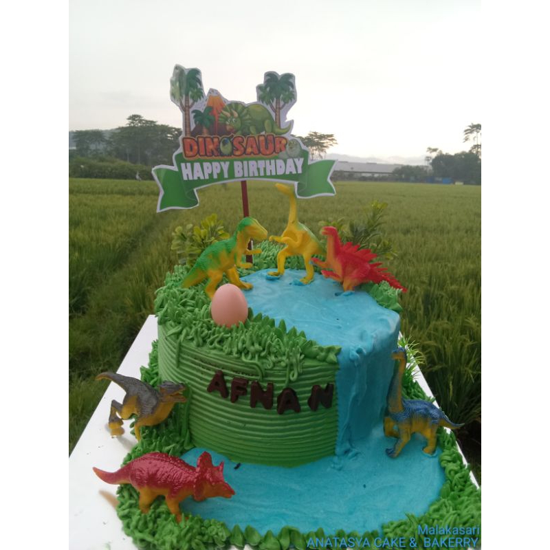 

cake dino saurus