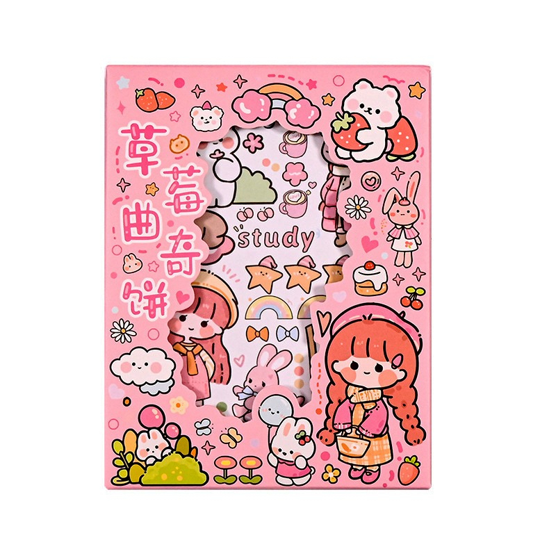 Sticker Deco Aesthetic Lucu Momo Stiker Anti Air Tumblr DIY Hp Cassing Case Casee Stiker Motif Kartun Lucu ala Korea Dekorasi Buku Diary Memo Journal Catatan Harian Anak Sekolah Alat Tulis Bahan Stiker Transparant Bisa Untuk Kado Ulang Tahun