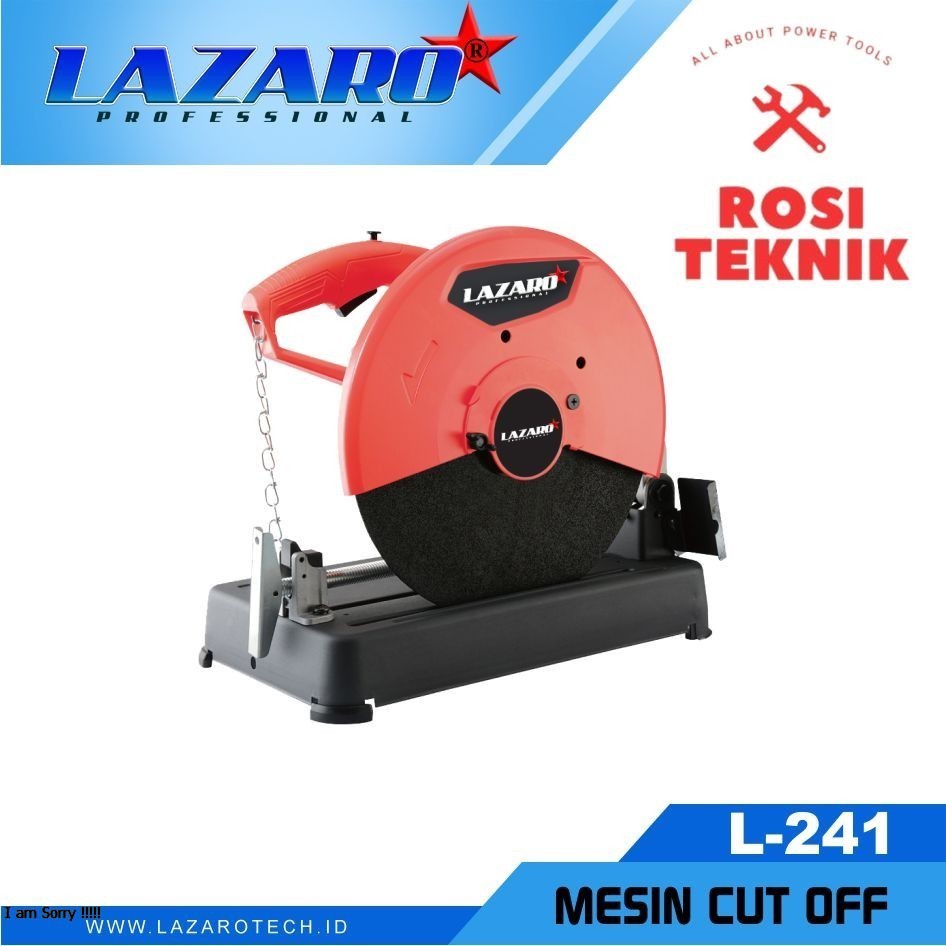 Mesin Potong Besi / Cutting / Cut Off 14" / Lazaro L-241