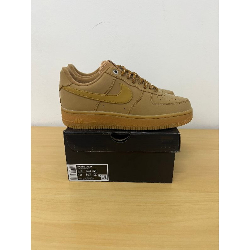 Nike Air Force 1 Flax Gum Light Brown (Original Material 100%)