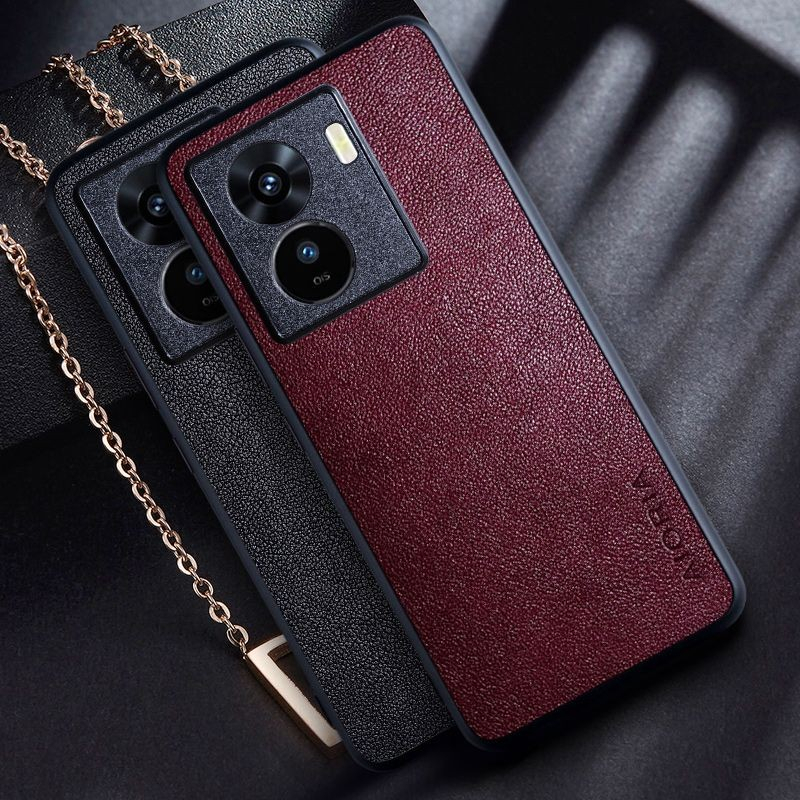 VIVO IQOO Z7 5G / IQOO Z7X CASE LEATHER CASE AIORIA LEATHER COVER SILICONE SOFTCASE