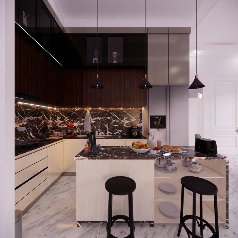 JASA pembuatan kitchen set,mini bar,lemari,minimalis modern unik