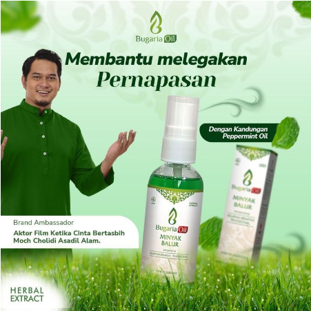 BUGARIA Oil Minyak Balur Herbal POM