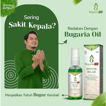 BUGARIA Oil Minyak Balur Herbal POM