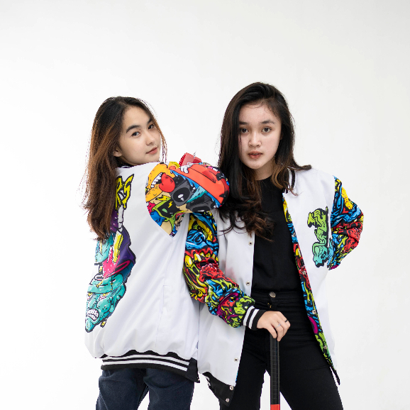 JAKET VARSITY  ZEPHYRS MONSTER LITTLE GRUMP