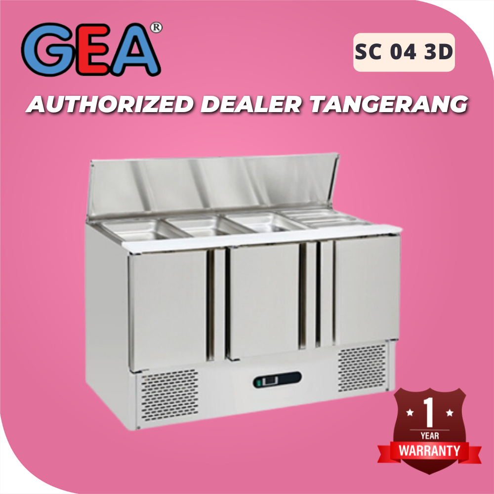 Gea SC-04-3D Under Counter Chiller For Salads & Pizza