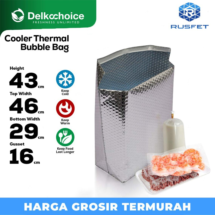 

Tas cooler insulated pouch cooler thermal bubble bag satuan