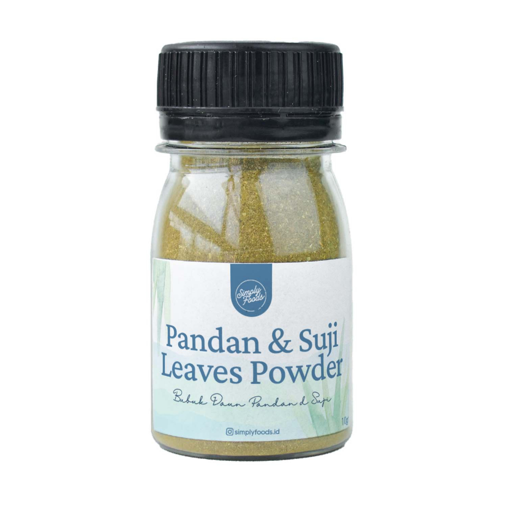 Simply Foods Pandan &amp; Suji Leaves Powder / Bubuk Pandan dan daun Suji