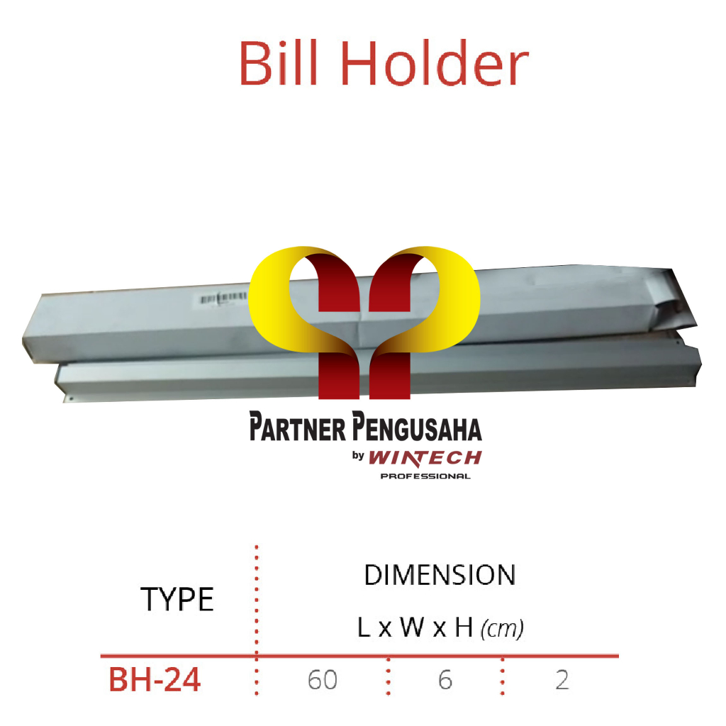 BH-24 Bill Holder 60cm Penjepit Bon Jepitan Nota Restoran hotel Bill Grabber - Alat Penjepit Ketas M