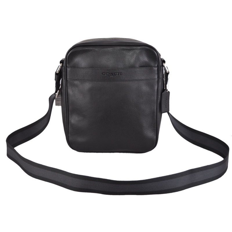 Coach Mens Crossbody Flight Bag Black (C 71723)