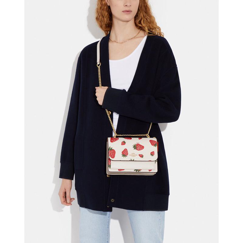 Coach Klare Crossbody With Wild Strawberry Print (CH 333)