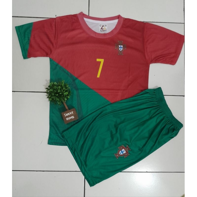 JERSEY SETELAN ANAK PORTUGAL CR7