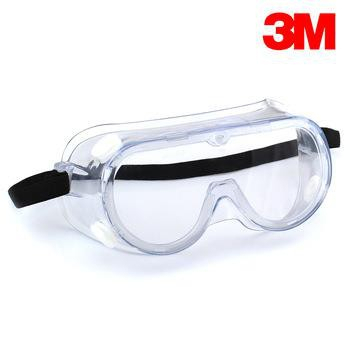PROMO  Safety Google 3M 1621 AF Kacamata Medis Lab Anti Fog Clear Lens