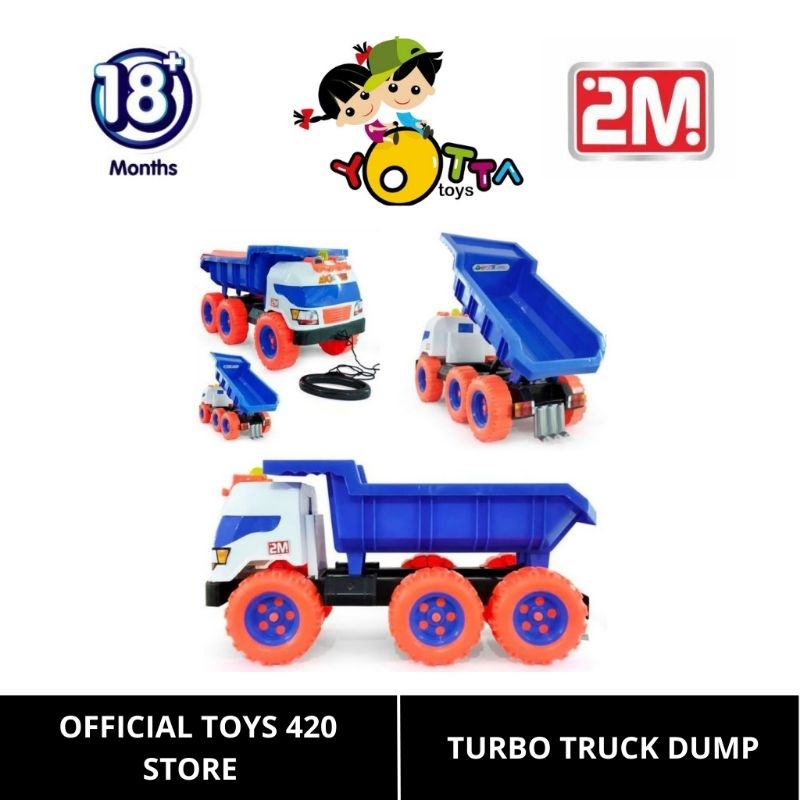 [PREMIUM] Mainan Anak Mobil TURBO TRUCK DUMP Bisa Dinaikin