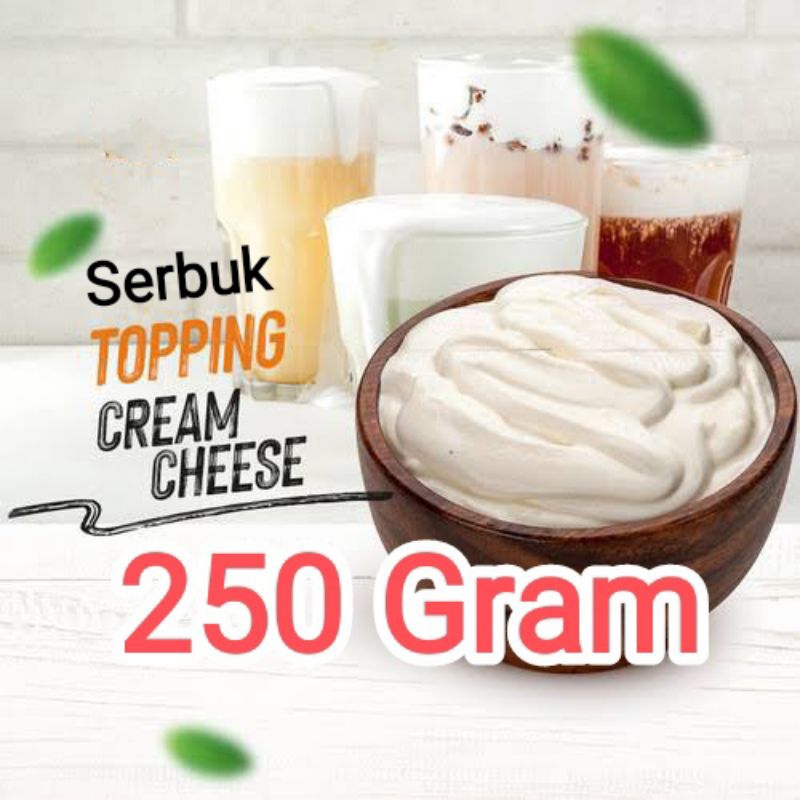 

Serbuk Topping Cheese Cream Premium 250gram