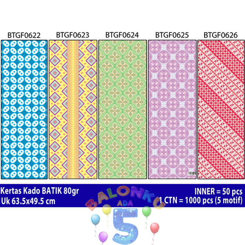

Kertas kado motif batik, wrapping paper, bungkus kado, walpaper dinding, kertas kado motif