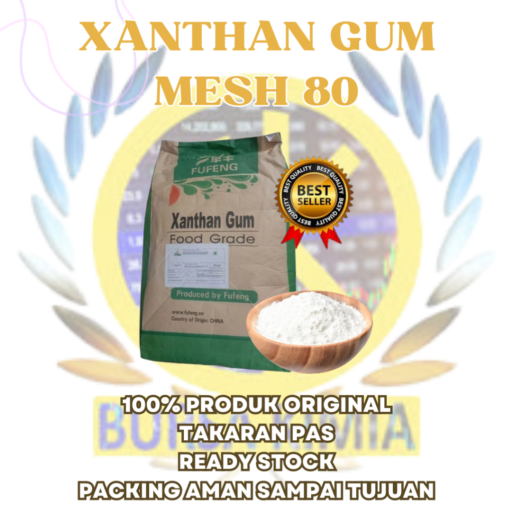 

original 500gr xanthan gum mesh 80 fufeng zat aditif makanan terbaik