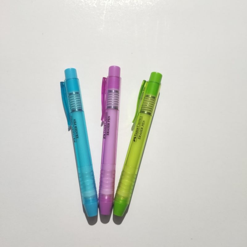 

Faber Castell Eraser Pen / Penghapus bentuk pulpen