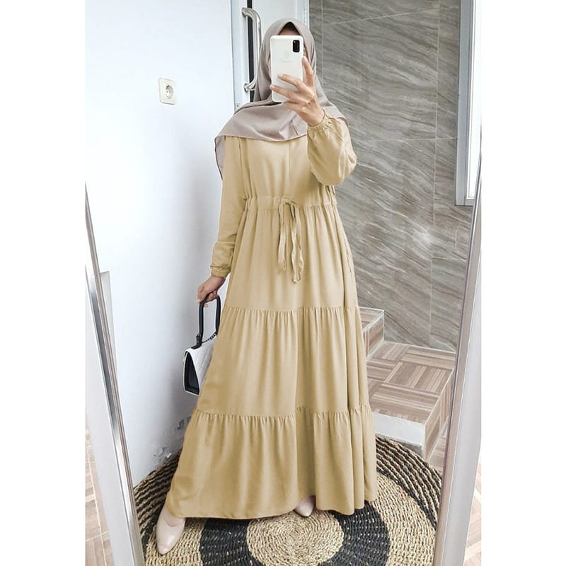 XC - Maxi Dress Kalya / Dress Katun Twil Terbaru / Dress Wanita Terbaru / Dress Trendy Kekinian / Fashion Muslim / Ngetrend